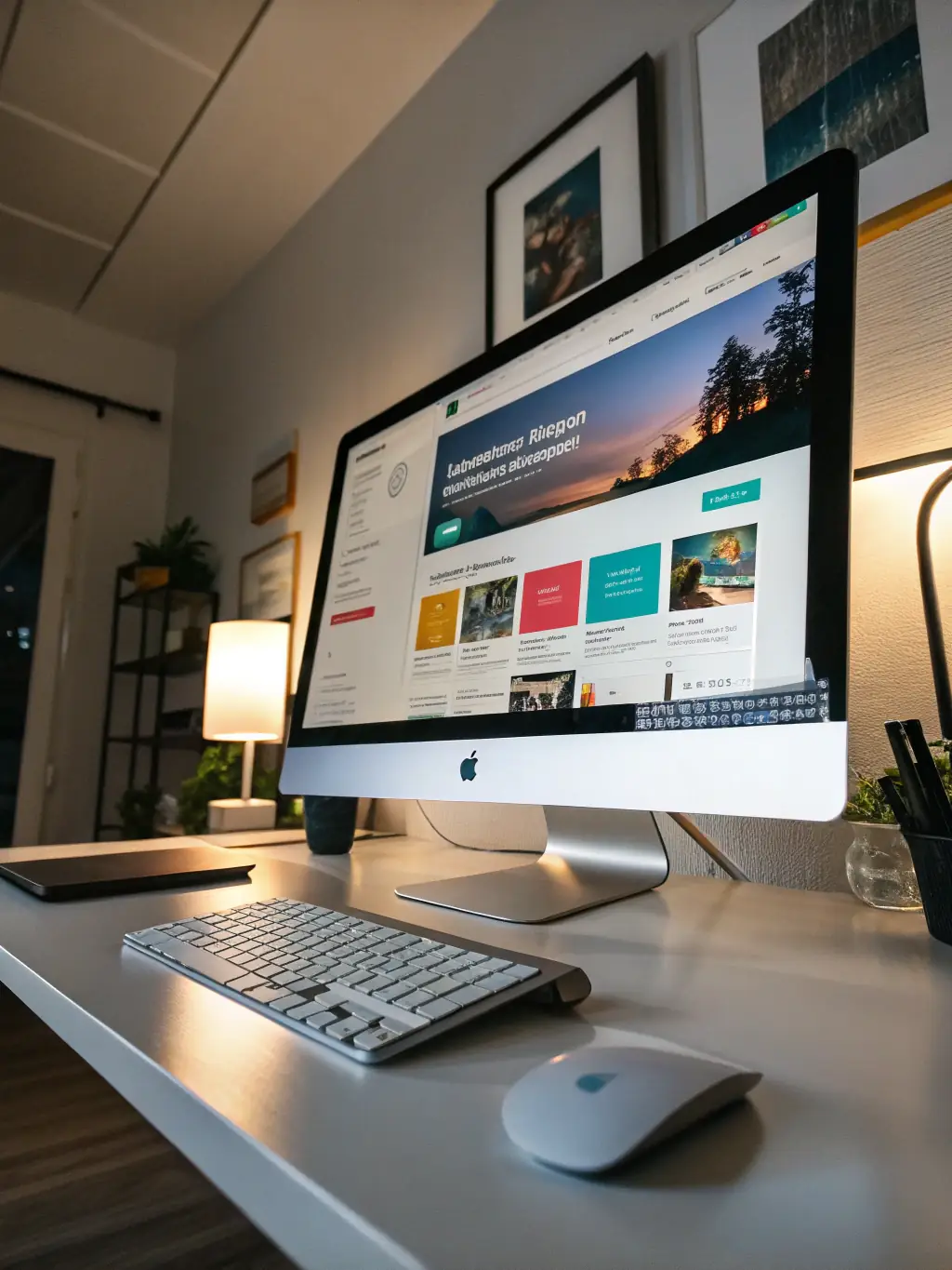 A modern, responsive website design showcasing a clean layout and intuitive navigation, reflecting Sunlit Reach Marketing's web design capabilities.